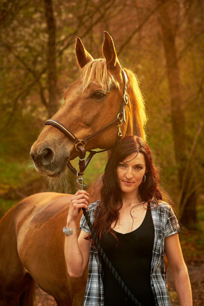 Fotoshooting mit Pferd
