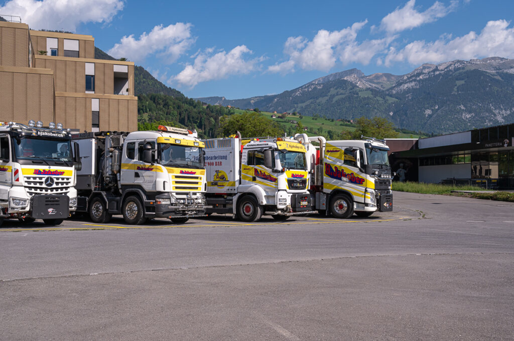 Aufnahmen Fahrzeugflotte Hans Jakober Sarnen Obwalden Fotograf fuer Business