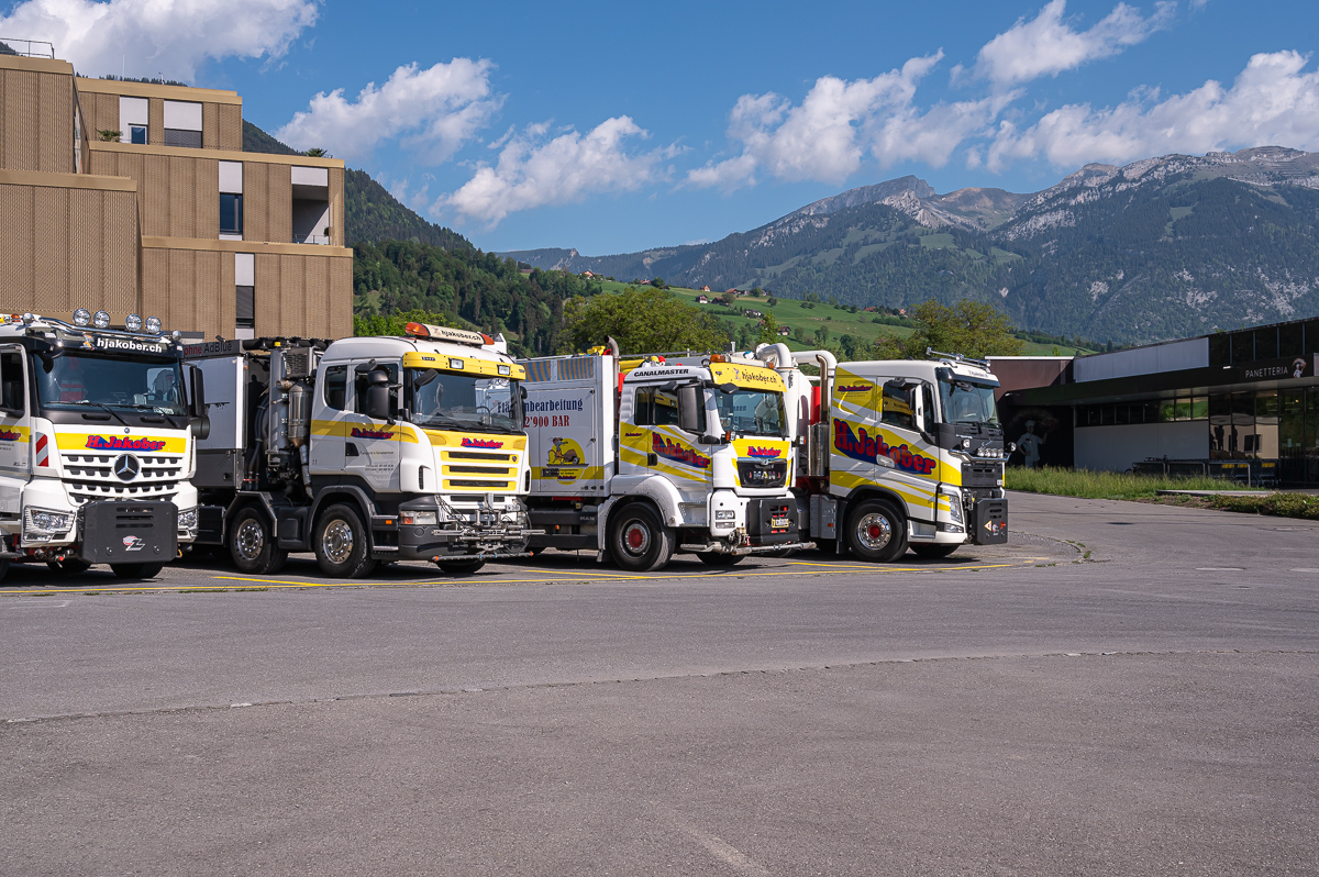 Businessfotograf Obwalden Aufnahmen Fahrzeugflotte Hans Jakober Sarnen Obwalden Fotograf fuer Business