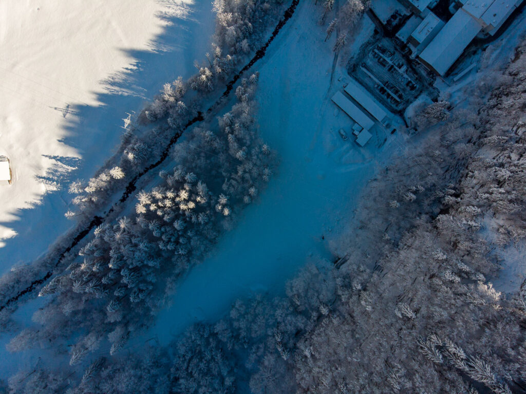 Drohnenaufnahmen Winter Obwalden Drohnenfotograf Zentralschweiz