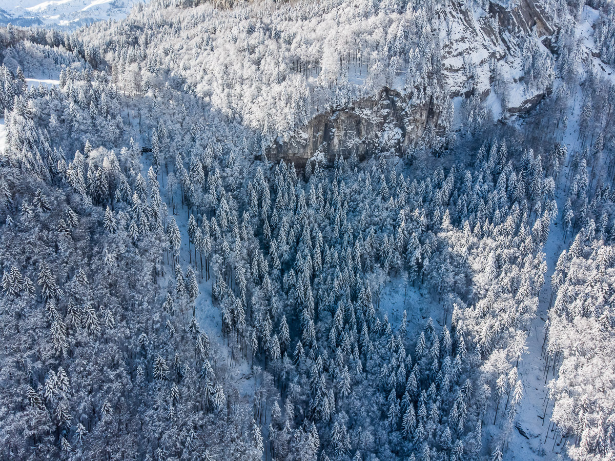 Drohnenaufnahmen Obwalden Drohnenaufnahmen Winter Obwalden Drohnenfotograf Zentralschweiz