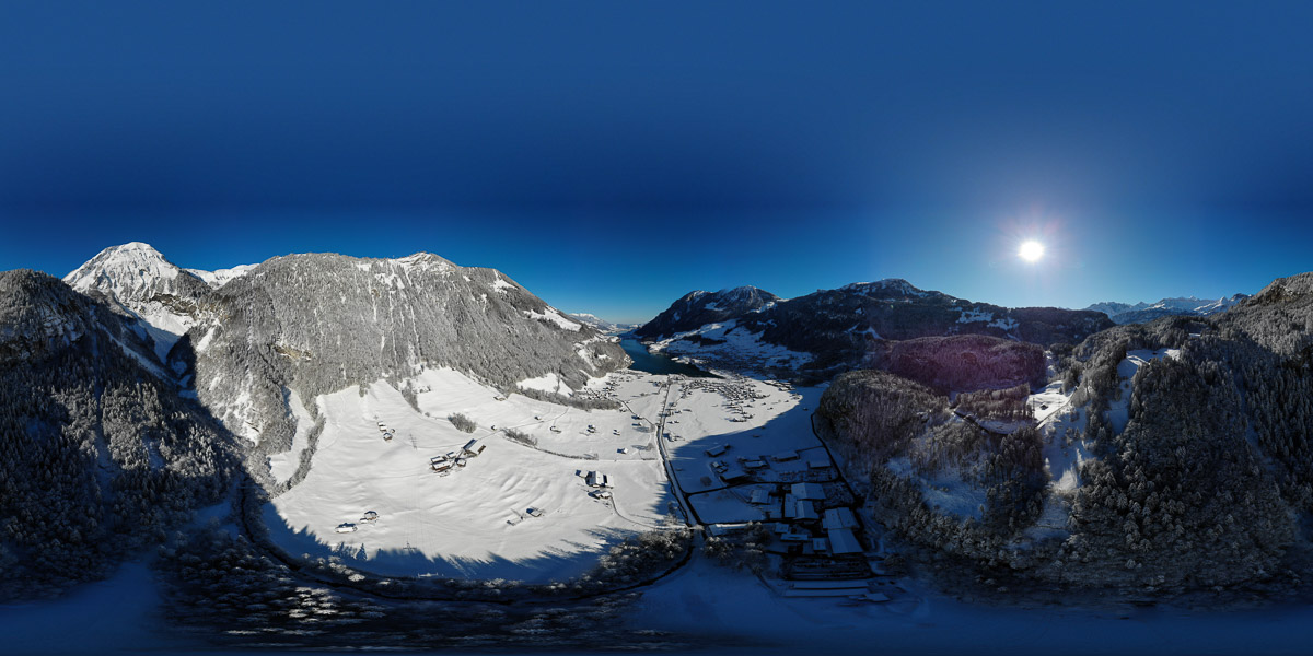 Drohnenaufnahmen Obwalden Drohnenaufnahmen Winter Obwalden Drohnenfotograf Zentralschweiz