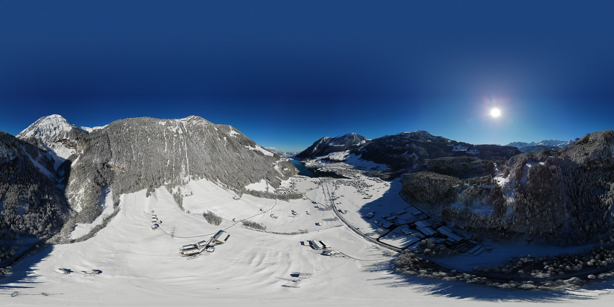 Drohnenaufnahmen Obwalden Drohnenaufnahmen Winter Obwalden Drohnenfotograf Zentralschweiz