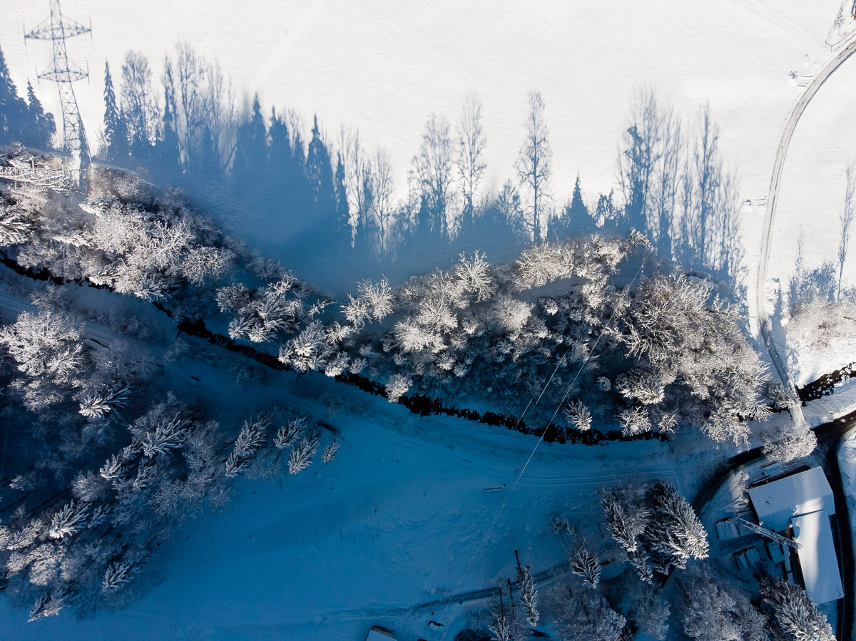 Drohnenaufnahmen Obwalden Drohnenaufnahmen Winter Obwalden Drohnenfotograf Zentralschweiz