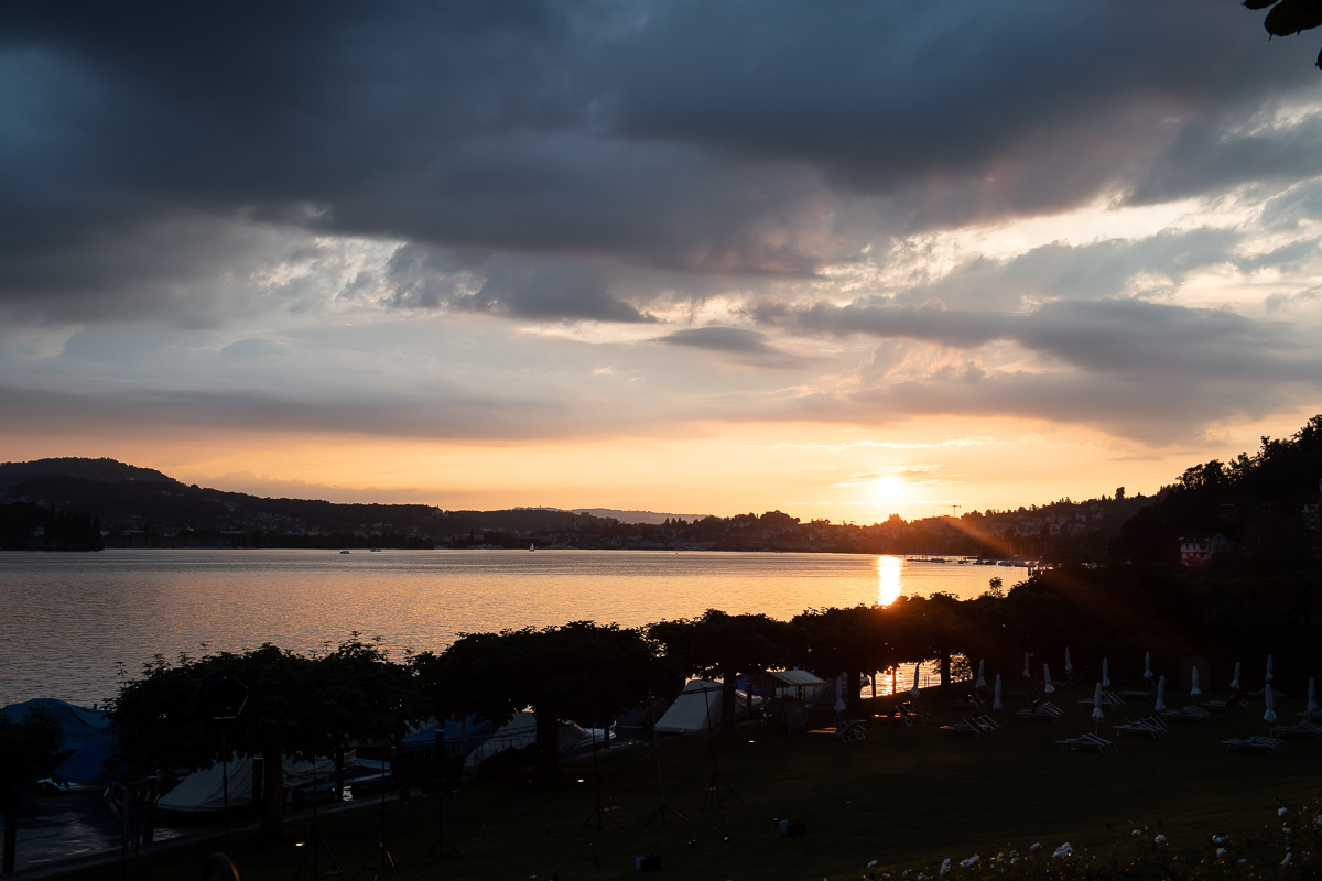 Eventreportage Seehotel Hermitage Luzern mit Feuershow