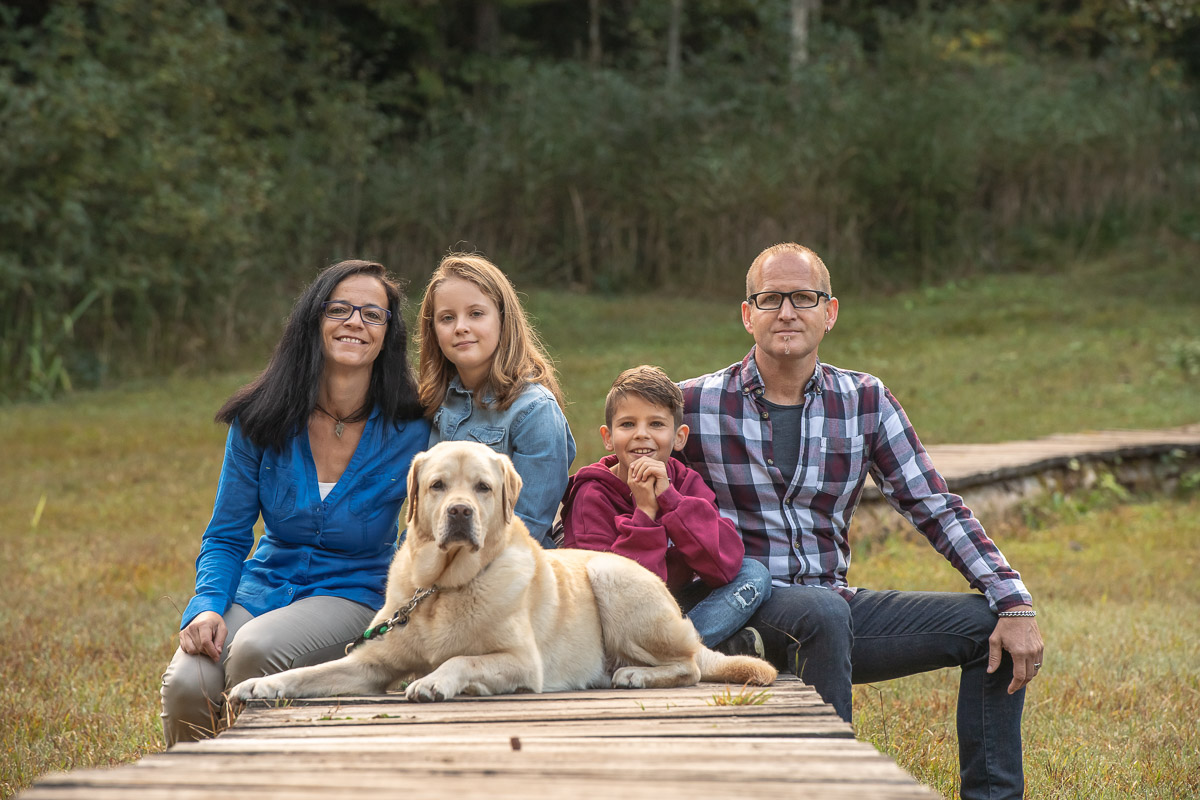 Familien Fotoshooting in Obwalden in Kerns am Gerzensee
