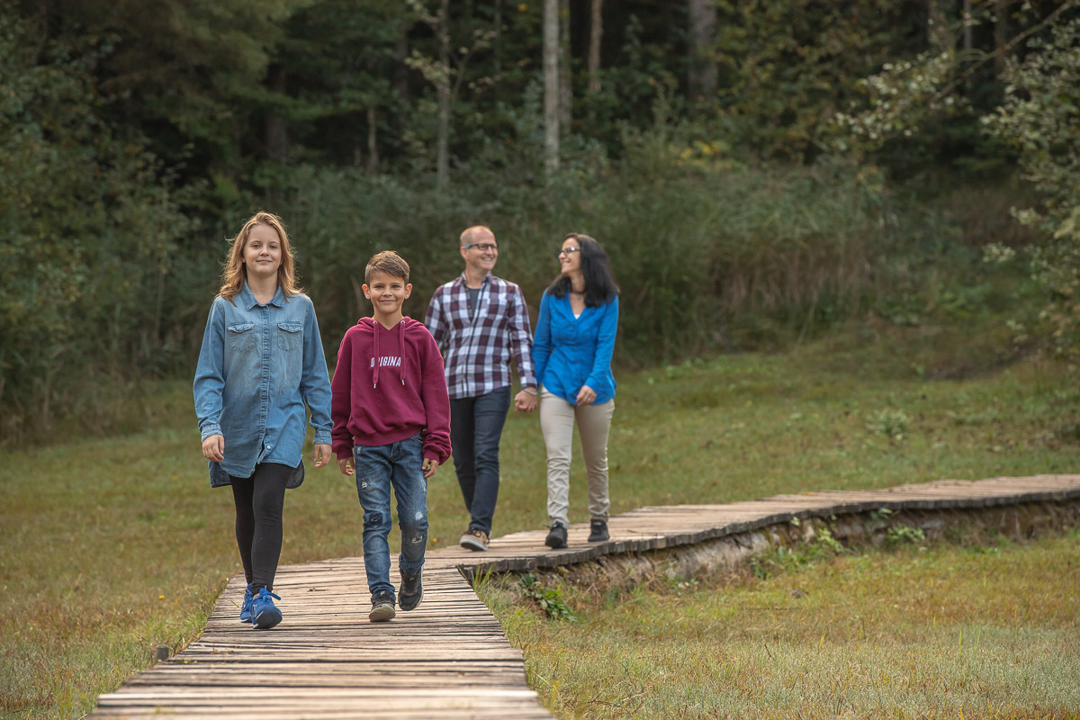 Familien Fotoshooting in Obwalden in Kerns am Gerzensee