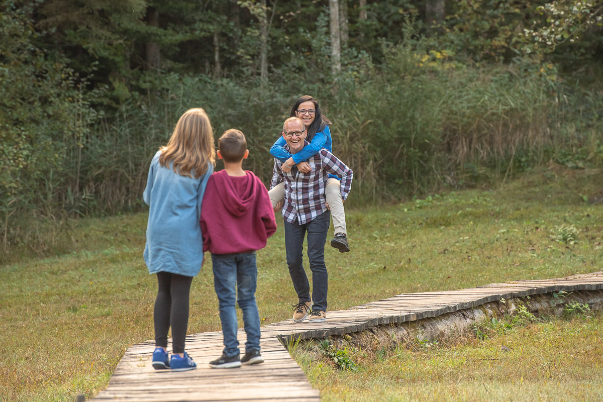 Familien Fotoshooting in Obwalden in Kerns am Gerzensee