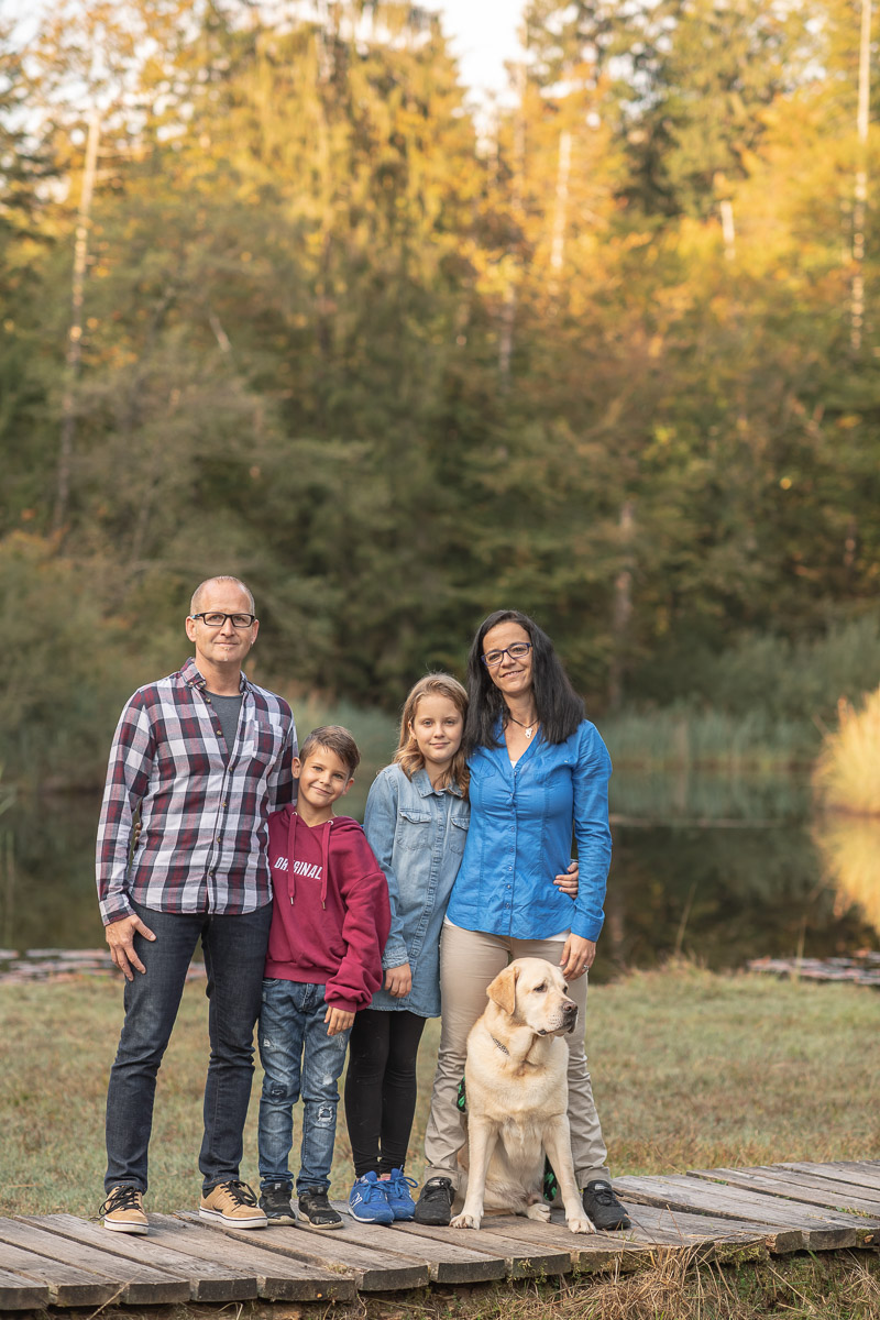 Familien Fotoshooting in Obwalden in Kerns am Gerzensee