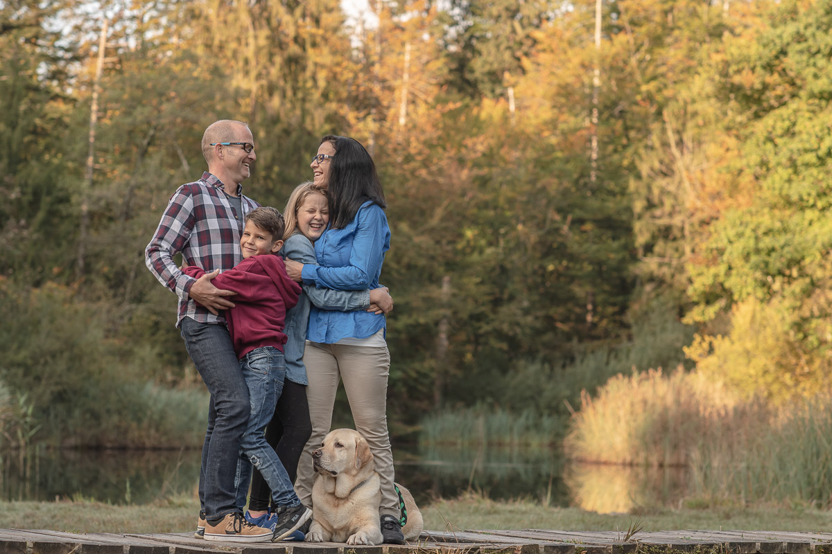 Familien Fotoshooting in Obwalden in Kerns am Gerzensee