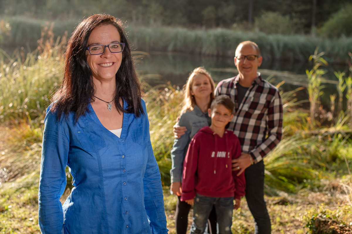 Familien Fotoshooting in Obwalden in Kerns am Gerzensee