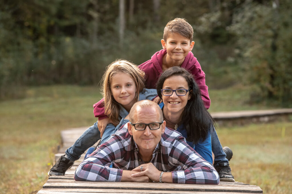 Familien Fotoshooting in Obwalden in Kerns am Gerzensee