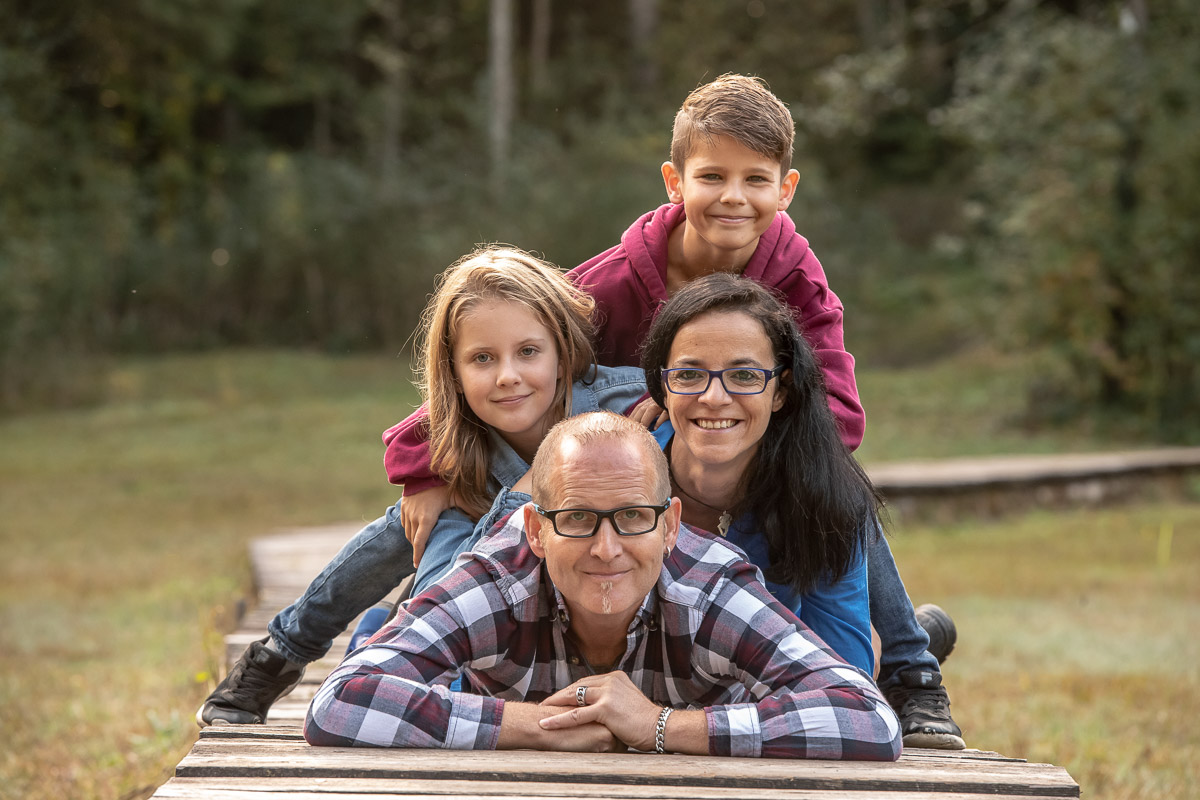 Familien Fotoshooting in Obwalden in Kerns am Gerzensee