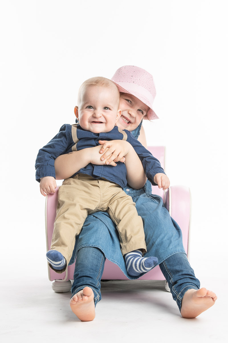 Familien Fotoshooting im Studio