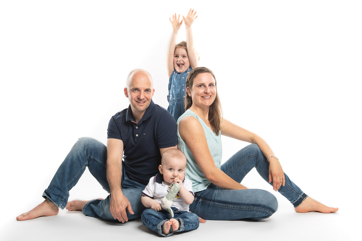 Familien Fotoshooting im Studio