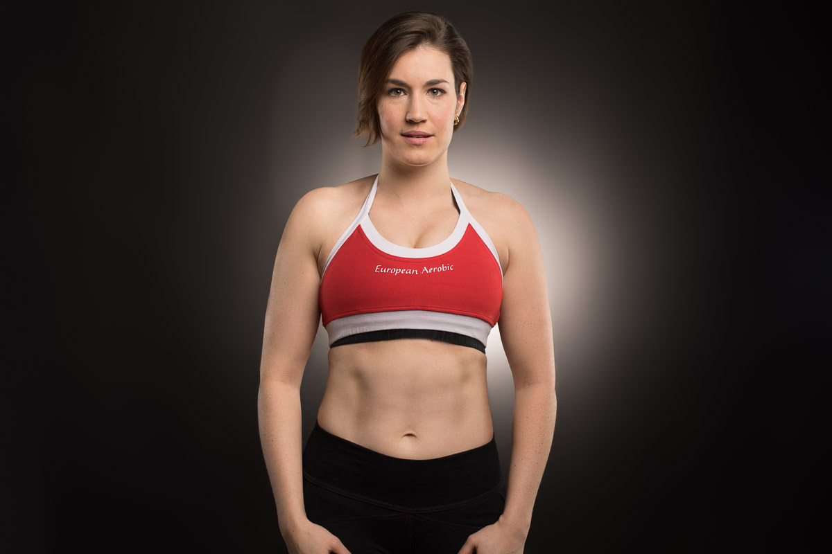 Fitness Fotoshooting Fitness und Sport Fotoshooting im Fotostudio Fotoshooting mit Sportlicher Frau im Studio bei Luzern