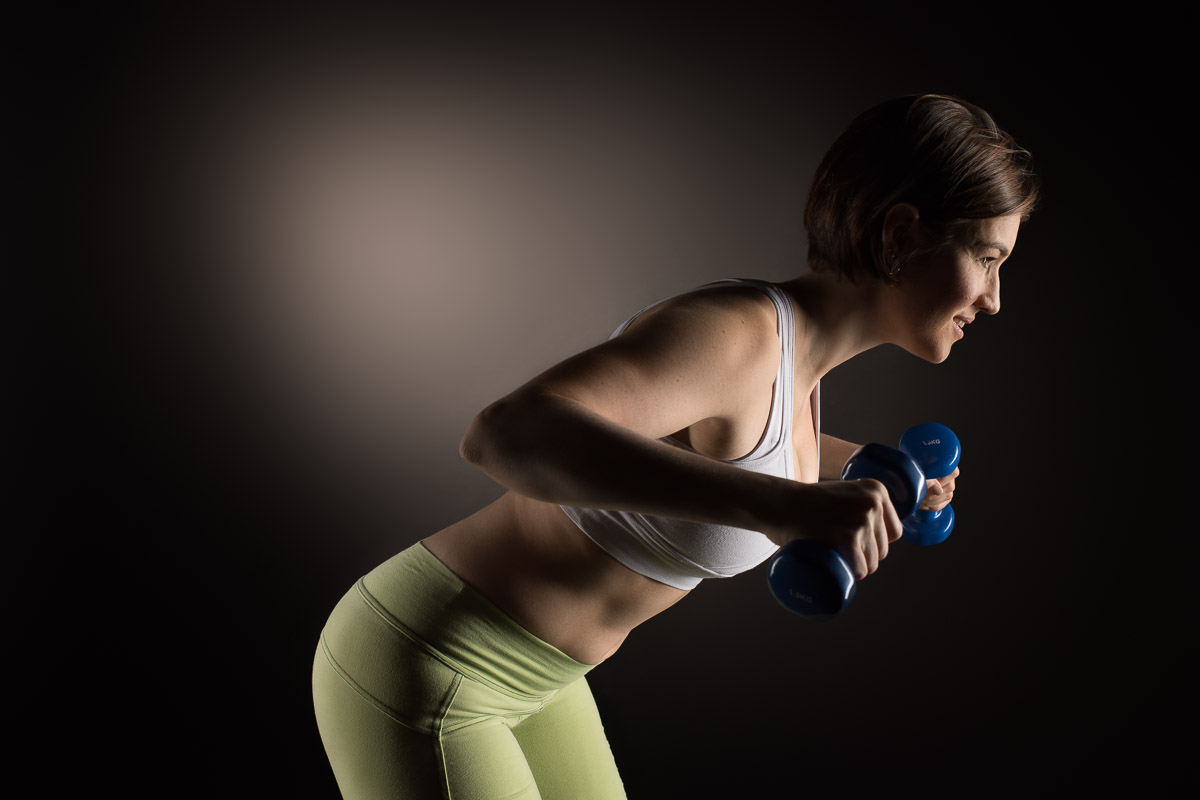 Fitness Fotoshooting Fitness und Sport Fotoshooting im Fotostudio Fotoshooting mit Sportlicher Frau im Studio bei Luzern