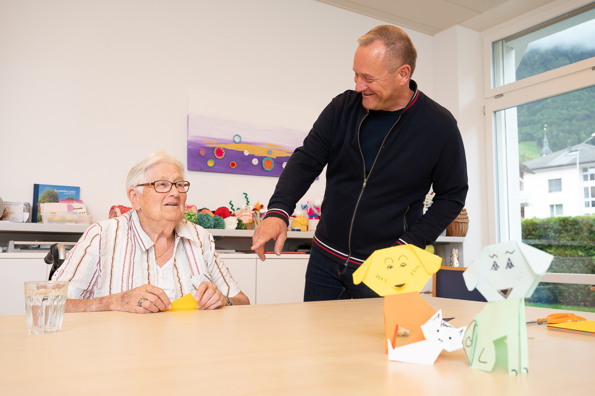 Fotografie Gesundheitswesen Fotograf fuer Alterswohnheim Mitarbeiterfotos Alterswohnheim Buchs Fotograf Nidwalden