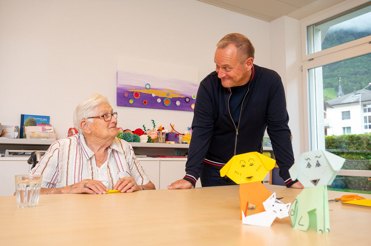 Fotografie Gesundheitswesen Fotograf fuer Alterswohnheim Mitarbeiterfotos Alterswohnheim Buchs Fotograf Nidwalden