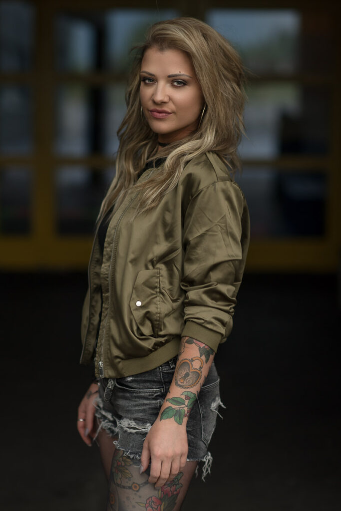 Outdoor Fotoshooting mit Frau naehe Luzern Fotoshooting fuer Frauen