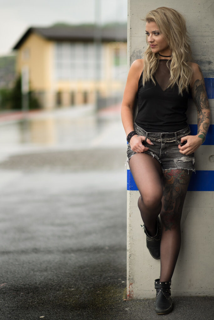Outdoor Fotoshooting mit Frau naehe Luzern Fotoshooting fuer Frauen