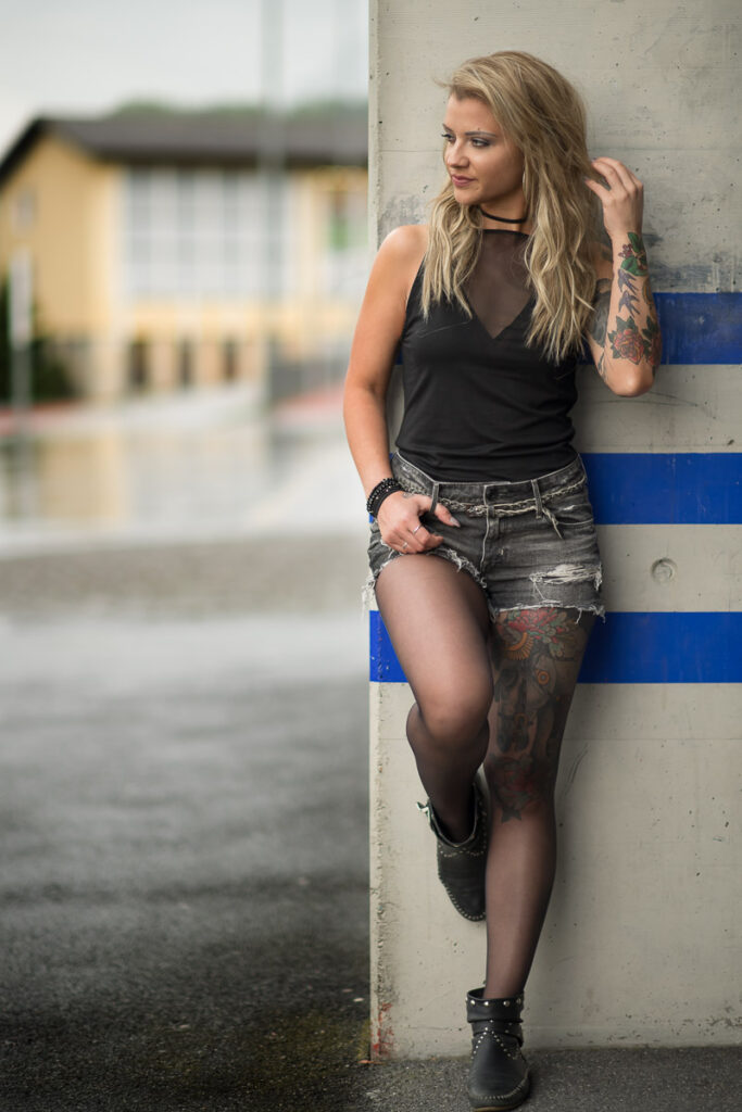Outdoor Fotoshooting mit Frau naehe Luzern Fotoshooting fuer Frauen