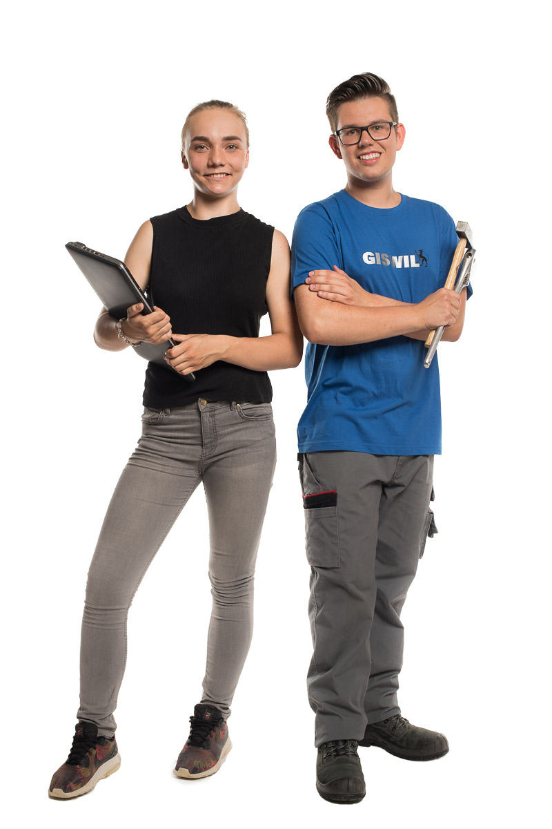 Portraitfotos im Fotostudio fuer die Lernenden der Gemeinden Obwalden