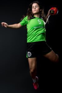 Sport Fotoshooting im Fotostudio in Sarnen Fotoshooting Fuer Frauen Kickbox und Handball Fotoshooting