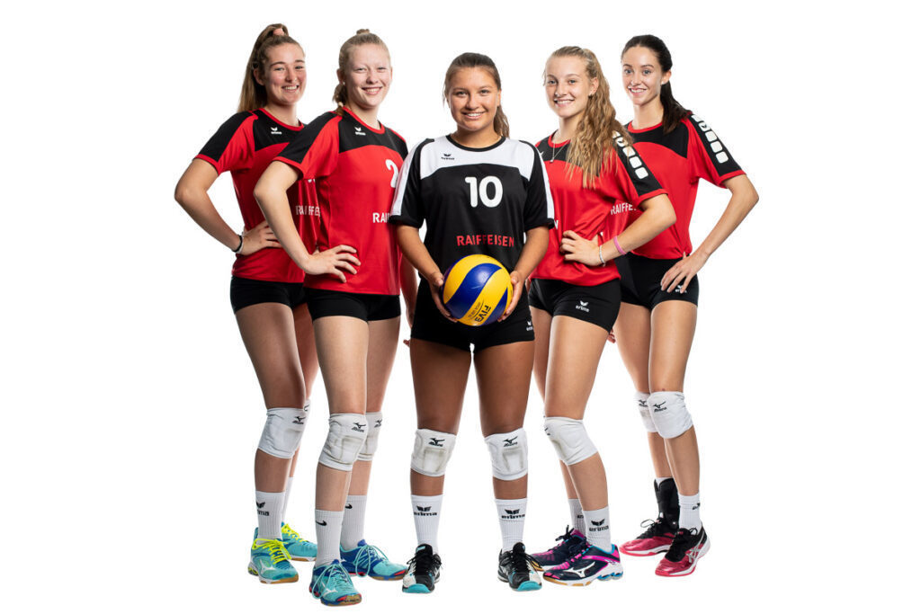 Volleyball Actionfotos im Fotostudio Sportfotografie im Fotostudio