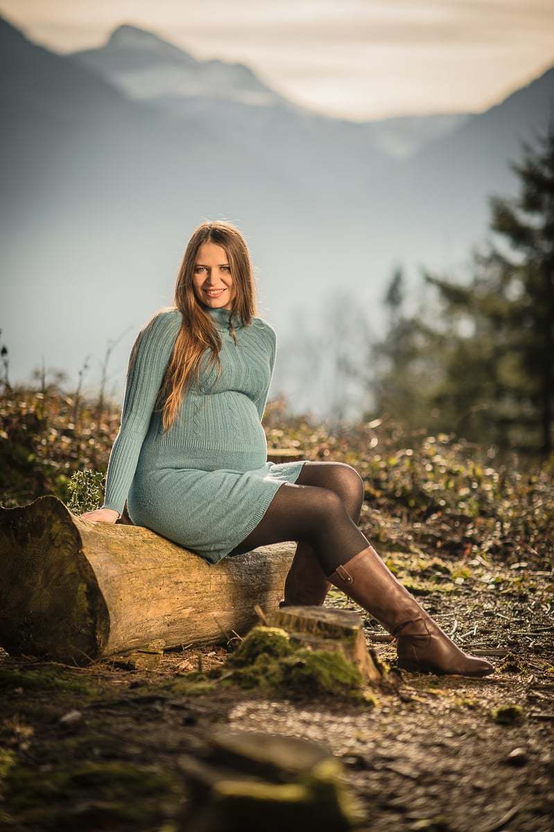 Schwangerschaftsshooting Outdoor Fotoshooting Schwangerschaft Outdoor Draussen Babybauch Fotoshooting im Wald