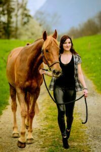 Outdoor Fotoshooting mit Pferd Pferdefotografie Zentralschweiz