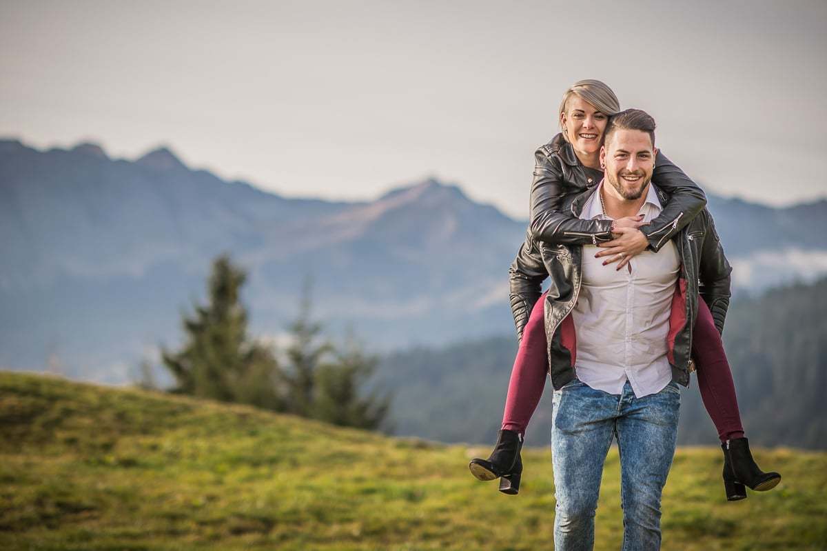 Fotoshooting für Paare Romantisches Fotoshooting in Obwalden