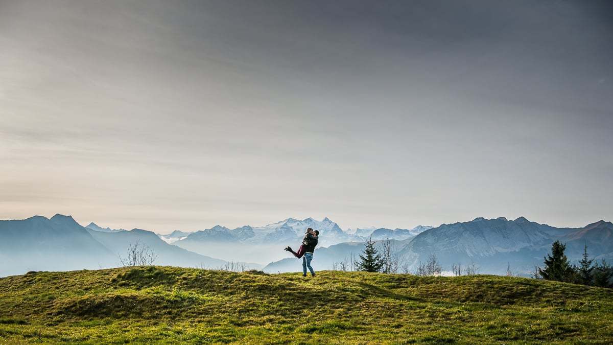 Fotoshooting für Paare Romantisches Fotoshooting in Obwalden