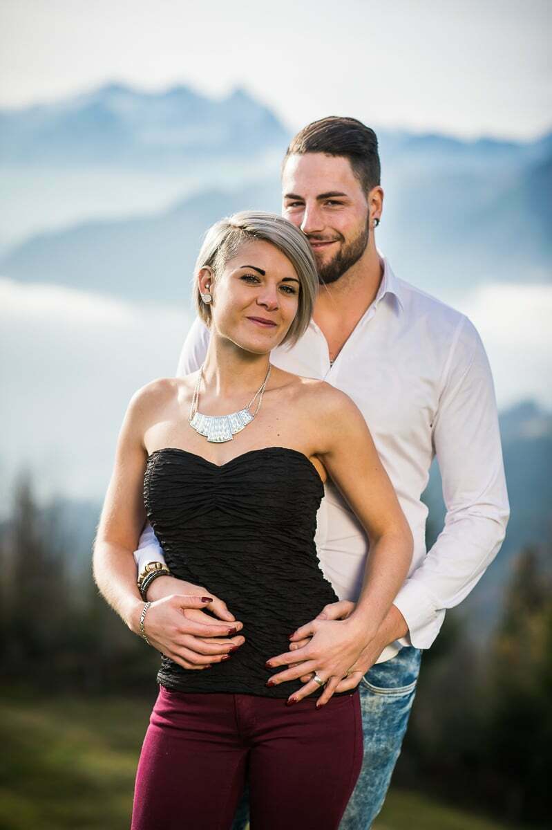 Fotoshooting für Paare Romantisches Fotoshooting in Obwalden