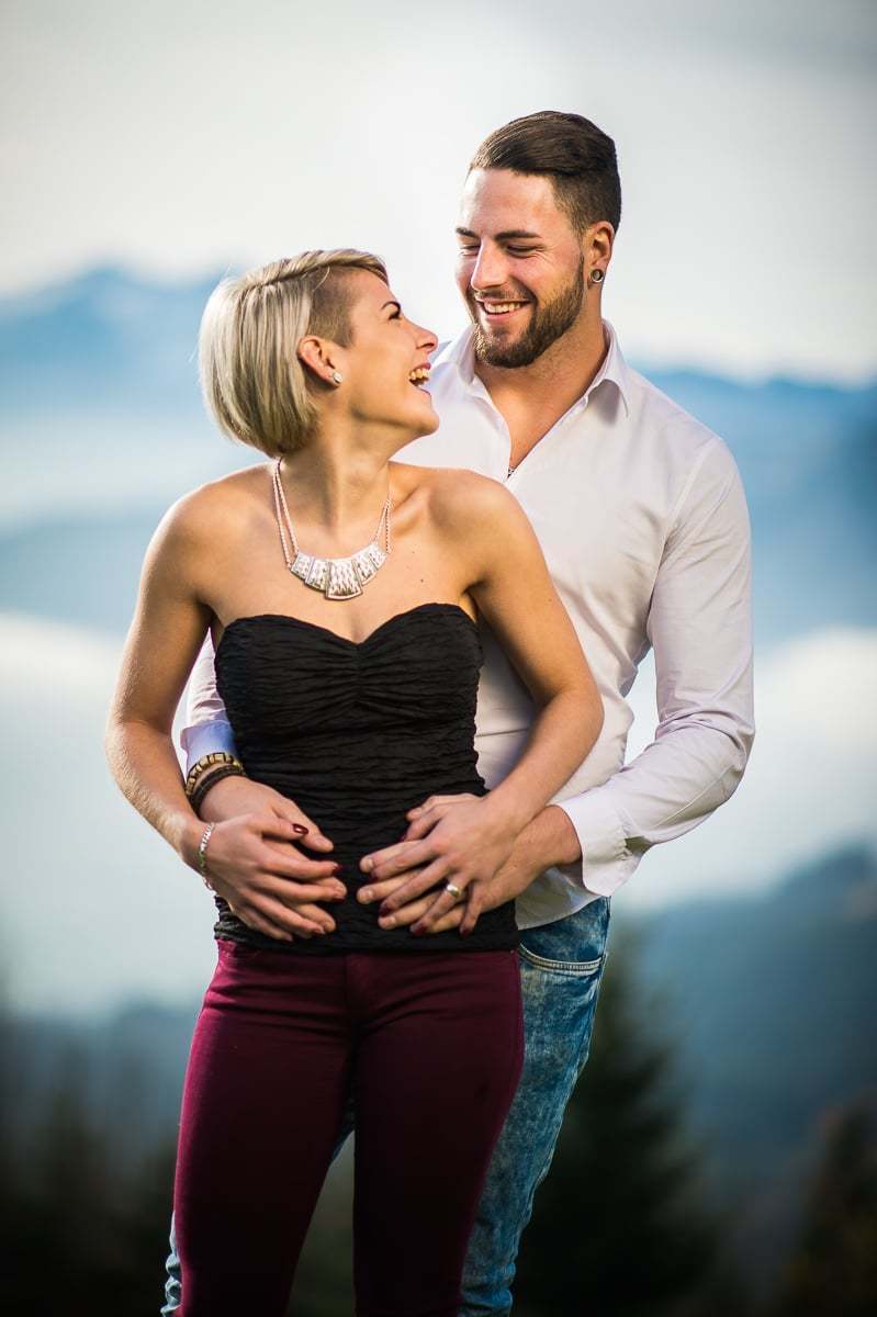 Fotoshooting für Paare Romantisches Fotoshooting in Obwalden