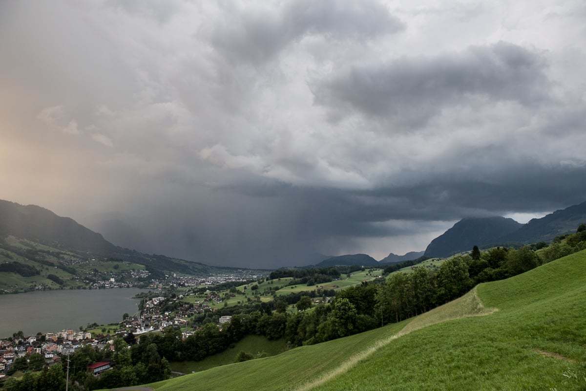 Sturm in Obwalden Sturm in Obwalden Fotografiert in Sachseln im Gloters