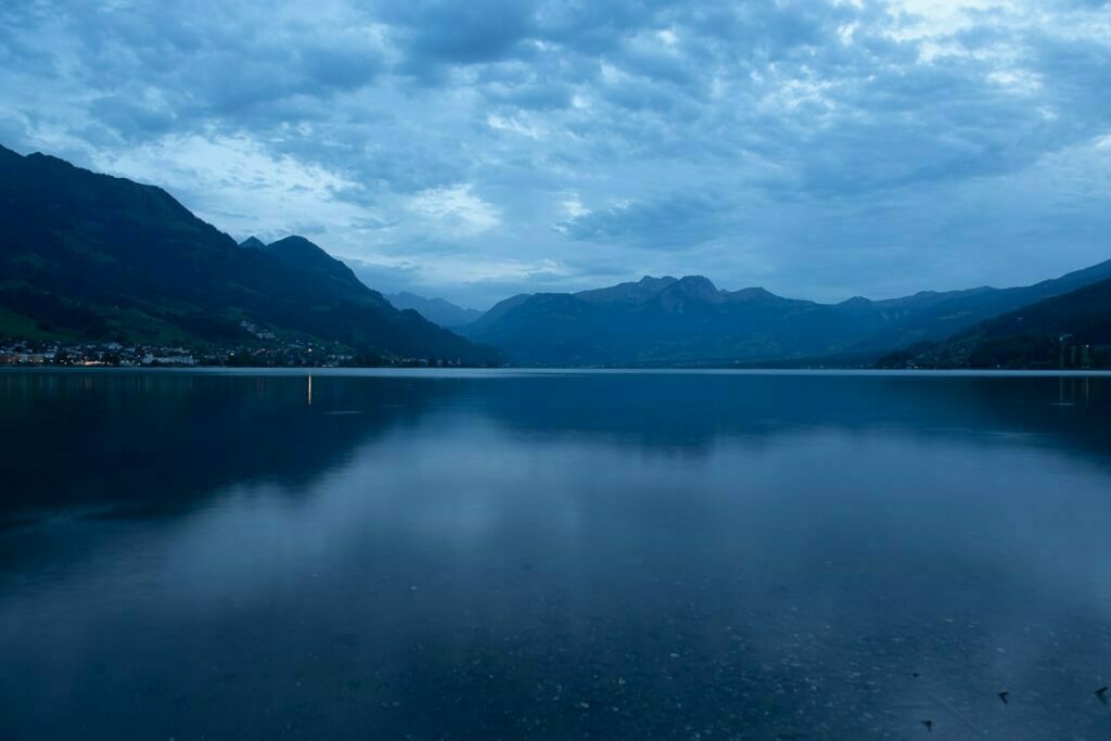 Outdoor Lightpainting am See