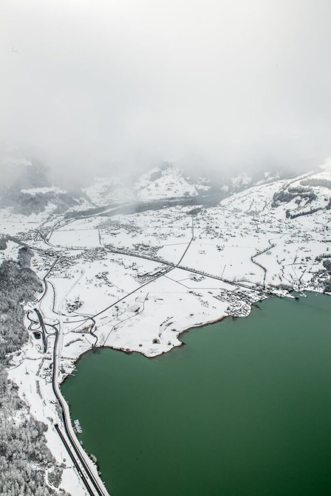 Landschaft Flugaufnahmen Obwalden Aufnahmen aus dem Flieger Aufnahmen aus der Luft Drohnenaufnahmen Obwalden