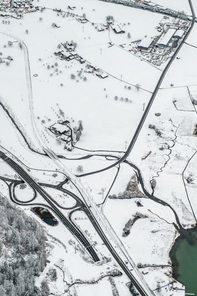 Landschaft Flugaufnahmen Obwalden Aufnahmen aus dem Flieger Aufnahmen aus der Luft Drohnenaufnahmen Obwalden