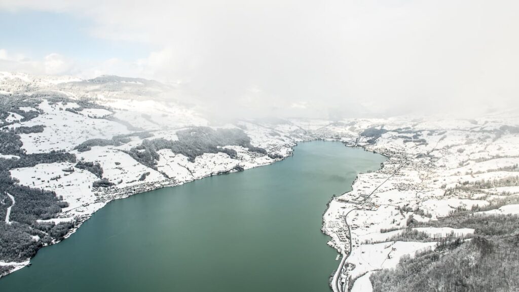 Landschaft Flugaufnahmen Obwalden Aufnahmen aus dem Flieger Aufnahmen aus der Luft Drohnenaufnahmen Obwalden