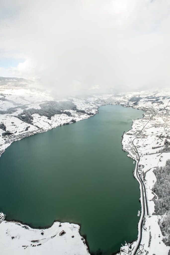 Landschaft Flugaufnahmen Obwalden Aufnahmen aus dem Flieger Aufnahmen aus der Luft Drohnenaufnahmen Obwalden
