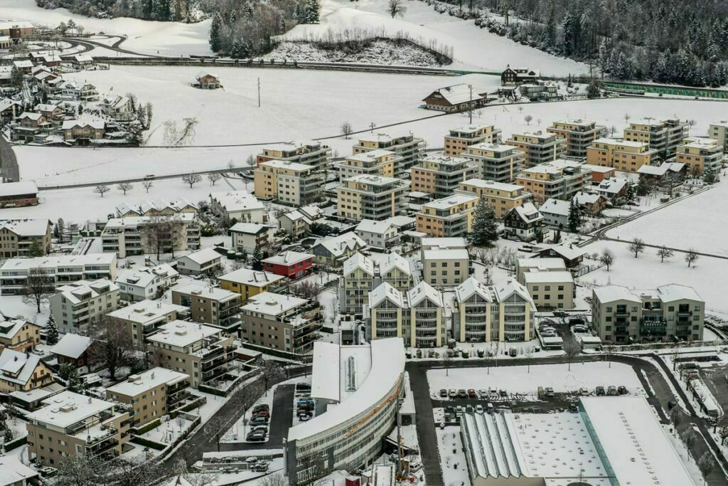 Landschaft Flugaufnahmen Obwalden Aufnahmen aus dem Flieger Aufnahmen aus der Luft Drohnenaufnahmen Obwalden