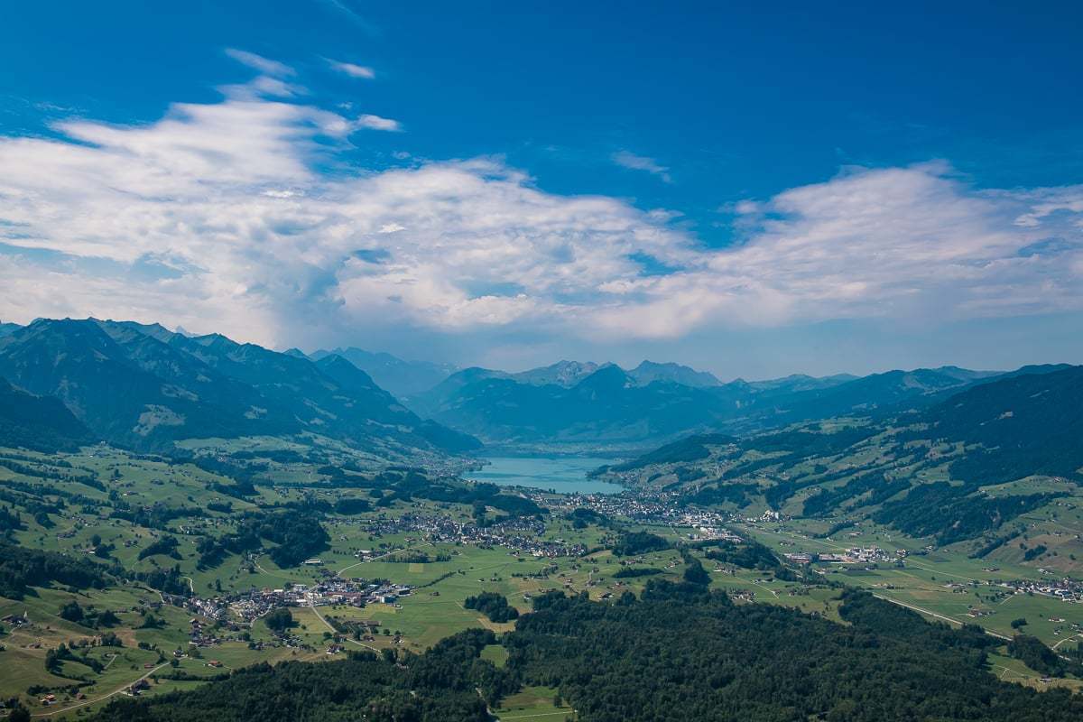 Luftaufnahmen Obwalden Rundflug um den Sarnersee mit Luftaufnahmen von Obwalden Fotograf Obwalden