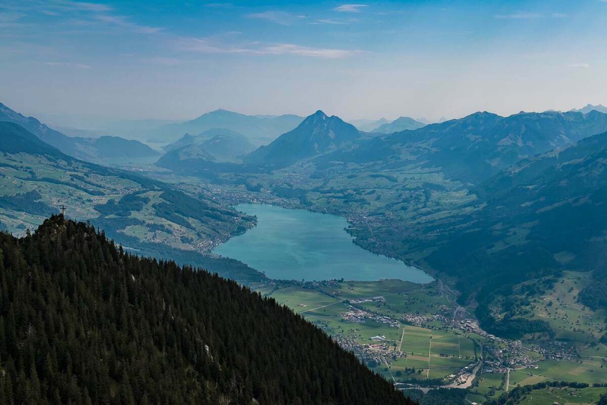 Luftaufnahmen Obwalden Rundflug um den Sarnersee mit Luftaufnahmen von Obwalden Fotograf Obwalden