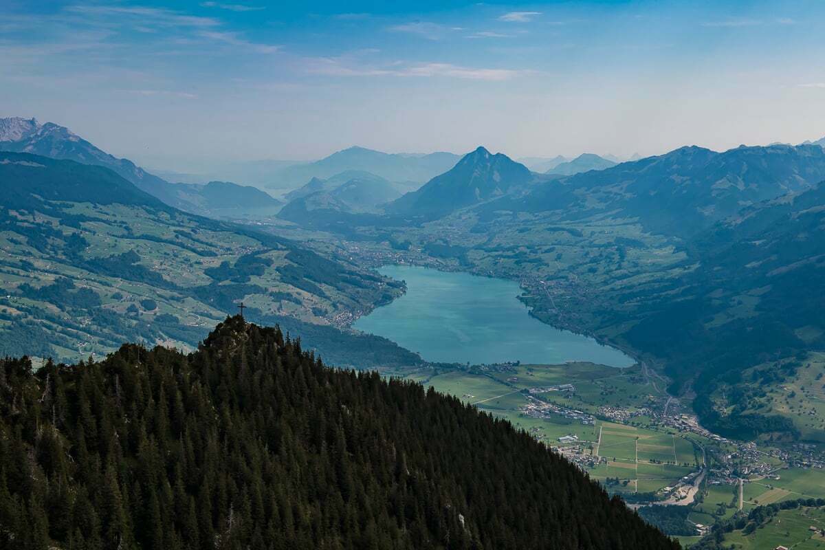 Luftaufnahmen Obwalden Rundflug um den Sarnersee mit Luftaufnahmen von Obwalden Fotograf Obwalden