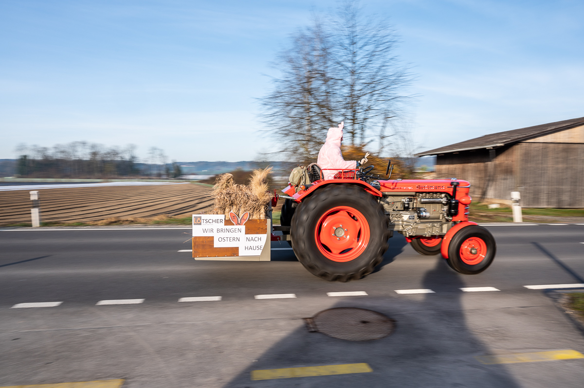 Foto Video und Drohnenaufnahmen fuer Osteraktion von Loetscher Architekten aus Meggen