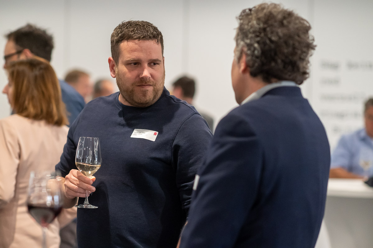 Sarner Wirtschafts Apero mit Doris Leuthard, Jürg Berlinger, Erika Windlin Wirtschaftsapero Sarnen Obwalden Eventfotograf