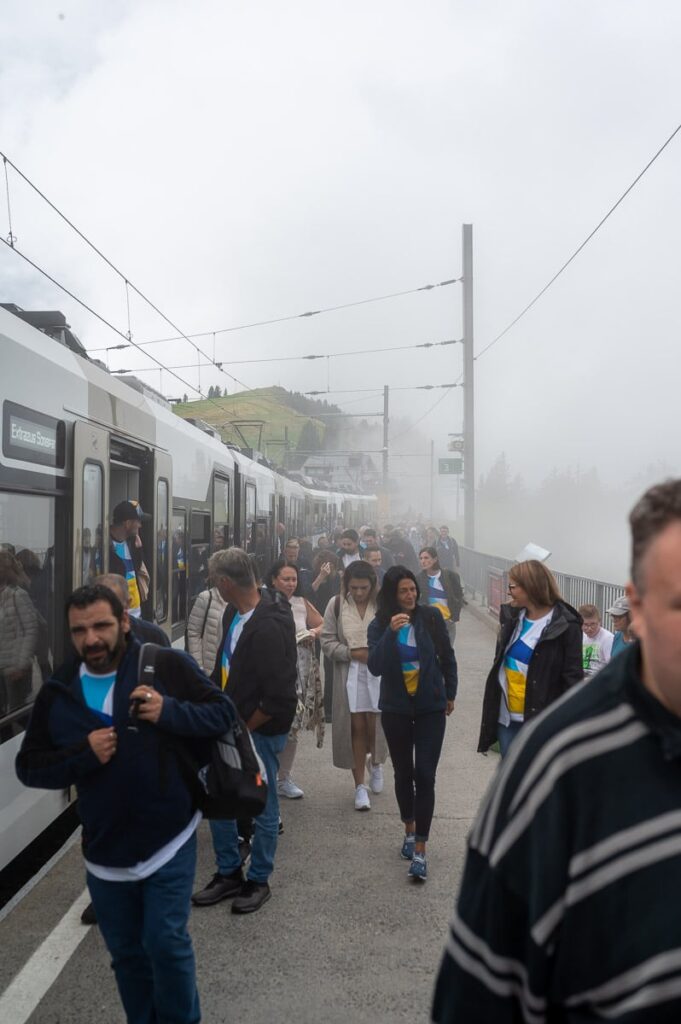 Sonepar Event auf der Rigi Eventreportage fuer Firma mit Videobegleitung