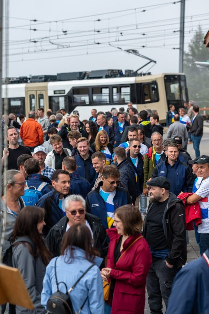 Sonepar Event auf der Rigi Eventreportage fuer Firma mit Videobegleitung