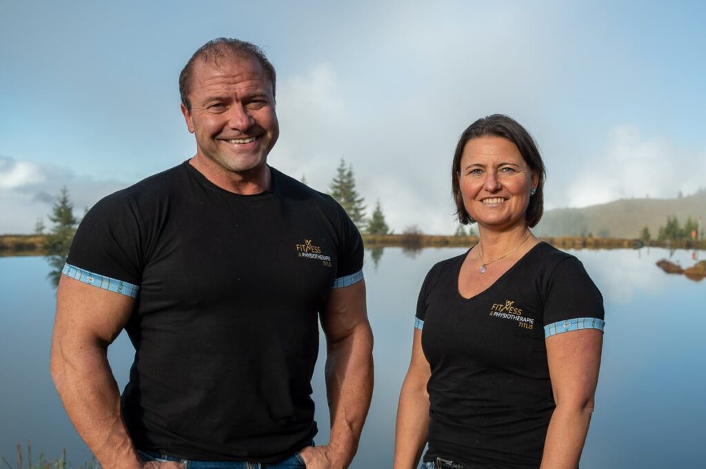 Mitarbeiterportraits fuer Fitnesstudio Fitphysio Titlis in Engelberg Obwalden